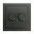 EcoDim Dimmerknop DUO Busch-Jaeger Future Linear incl. Roteerbare Afdekplaat